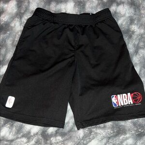 NBA Black Athletic Boys Shorts